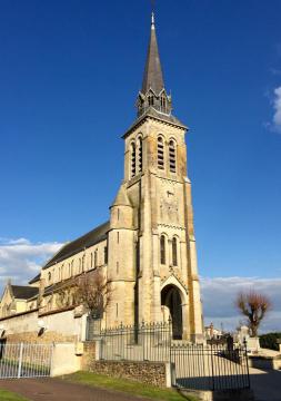 Église de Saint-Memmie, France.