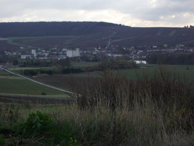 Port à Binson vu depuis Châtillon