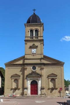 Église Saint-Nicolas de Montmerle-sur-Saône.