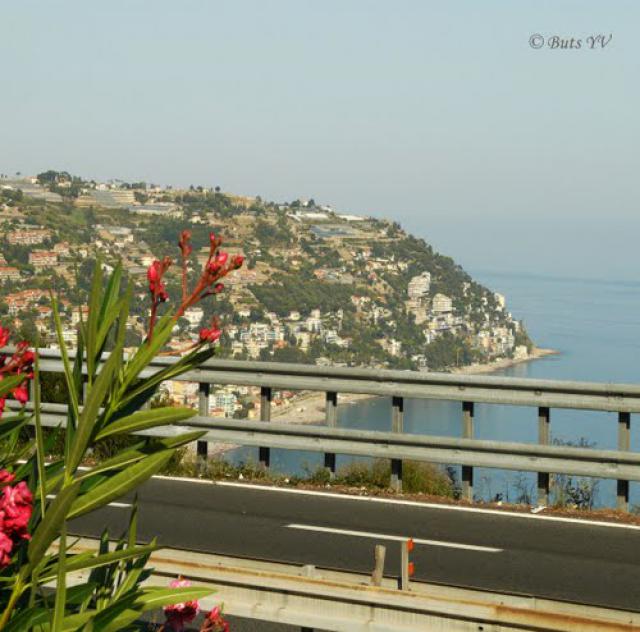 Cote d'Azur. The road to Monaco. Лазурный берег. Дорога в Монако