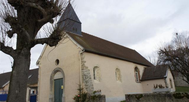 Église à Romery .