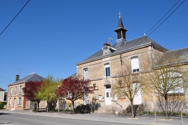 Mairie de Saint-Hilaire-le-Petit (Marne, région Champagne-Ardenne, France).