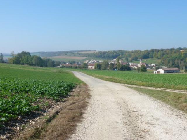 Approacing Lescheres-sur-le-Blaiseron 1st October 2011. Way of St James