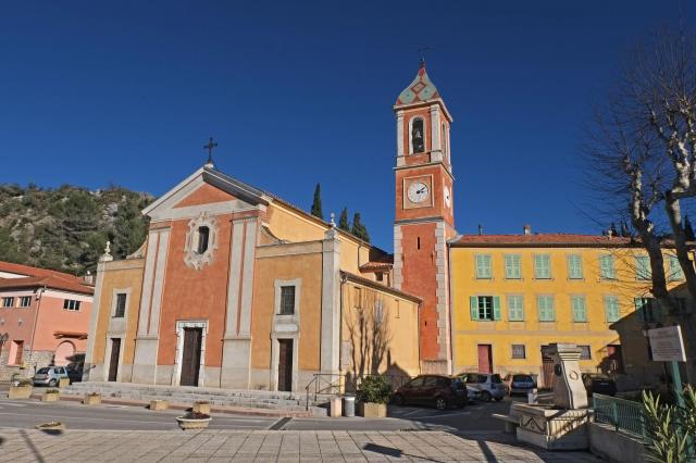 L'église Sainte-Rosalie de Tourrette-Levens.
