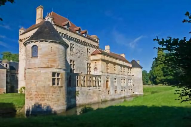 France, Champagne-Ardenne, Le Pailly, 52, Château du Pailly, façade Nord