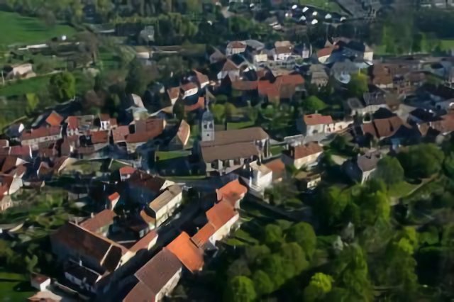 Andelot-église (vue aérienne)
