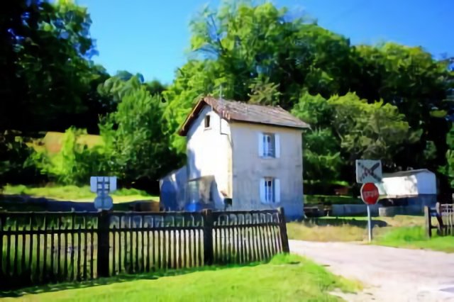 Ancien passage à niveau