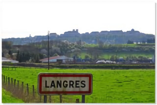 tp-Foto Blick nach Langres, France, Haute-Marne