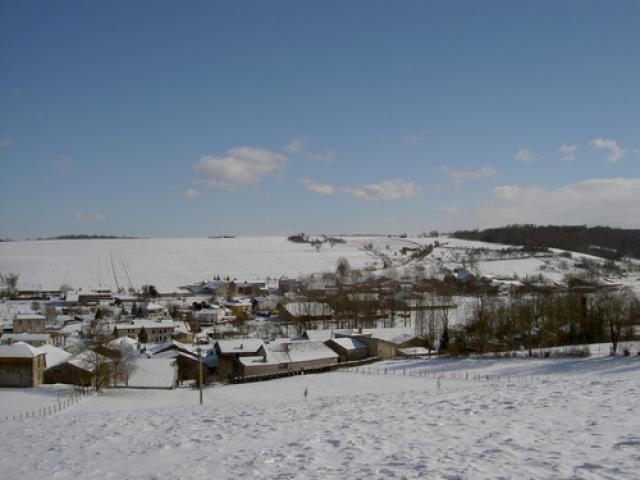Baudrecourt sous la neige