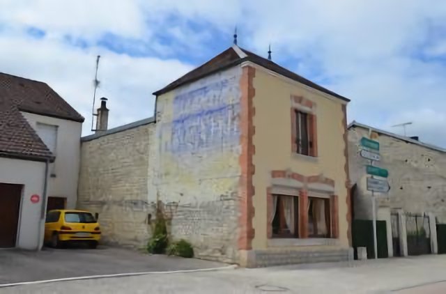 publicité BRILLANTINE FORVIL, Juzennecourt