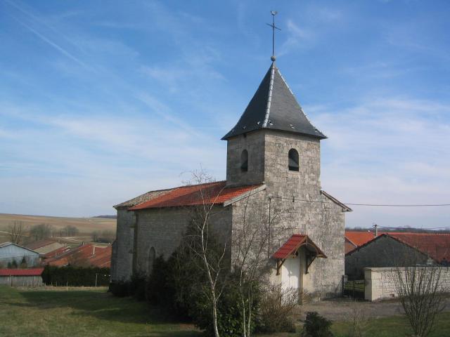 Eglise de Gillaumé (Haute-Marne) avant restauration