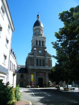 External view of old church in Ernee