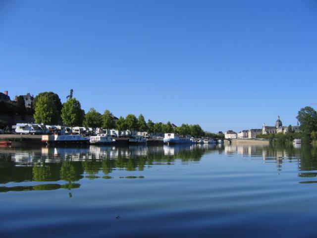 Quai d'Alsace à Château-Gontier