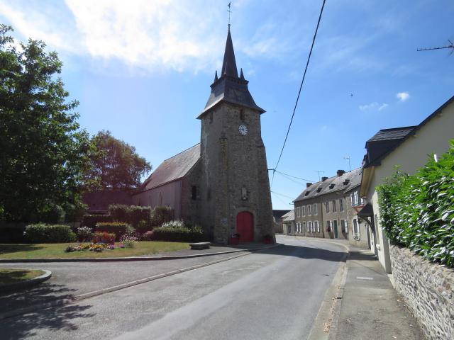Façade ouest de l'église