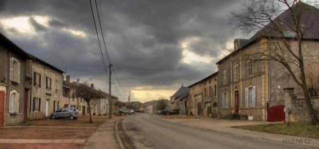 La rue principale de NORROY LE SEC