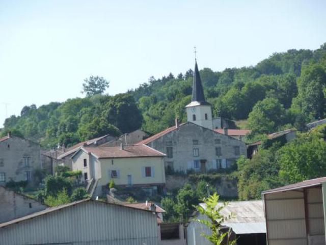 Gripport église et partie du village