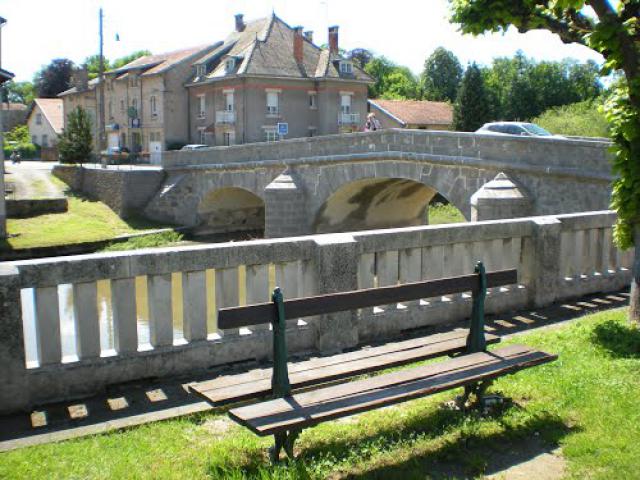 Gerbéviller, pont sur la Mortagne