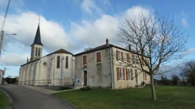 mairie et église d'Ansauville