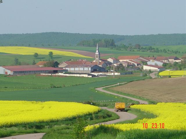 vue du village d'athienville