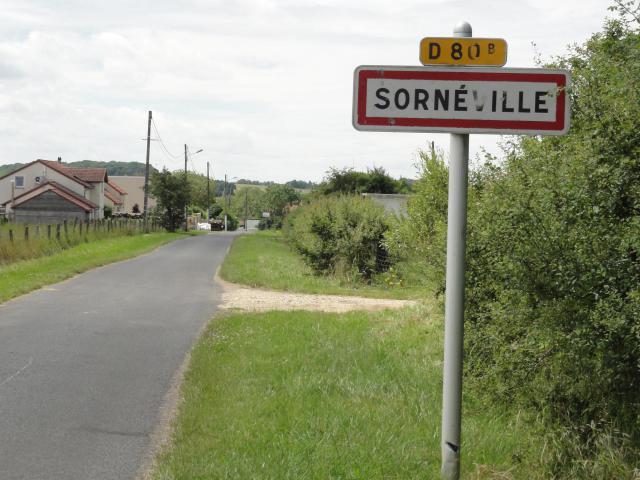 Sornéville (M-et-M) city limit sign