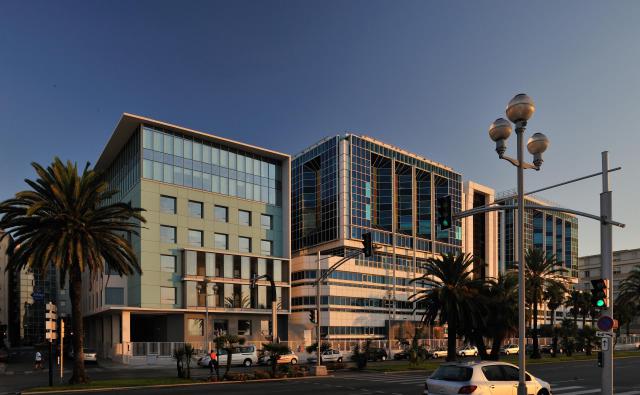 Fondation Lenval (hôpital pour enfants) sur la promenade des Anglais à Nice (France).