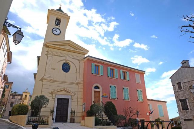 L'église de Falicon.