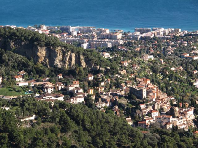 Roquebrune-Cap-Martin vu du mont Gros, PACA, France