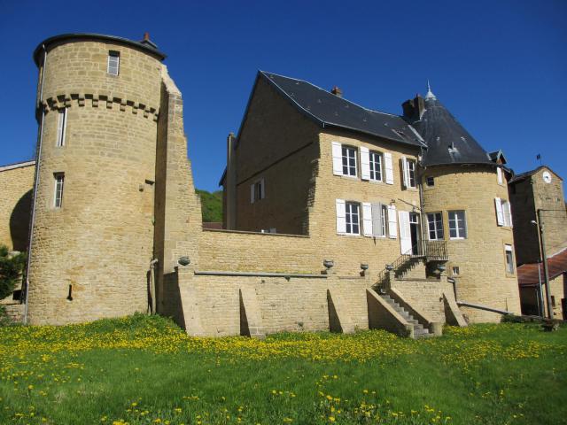 Château de Villette (54), vu du jardin, en 2013
