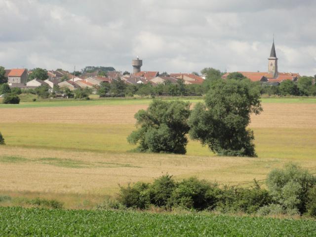 Haraucourt (M-et-M) vue sur le village