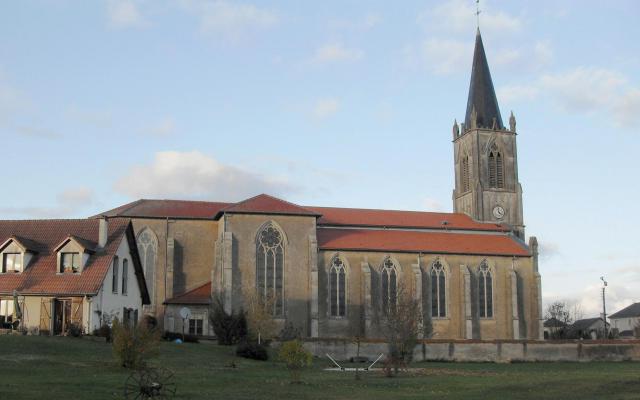 L'église Saint-Georges à Saizerais