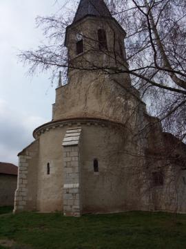 Buellas chevet de l'église du XIIéme