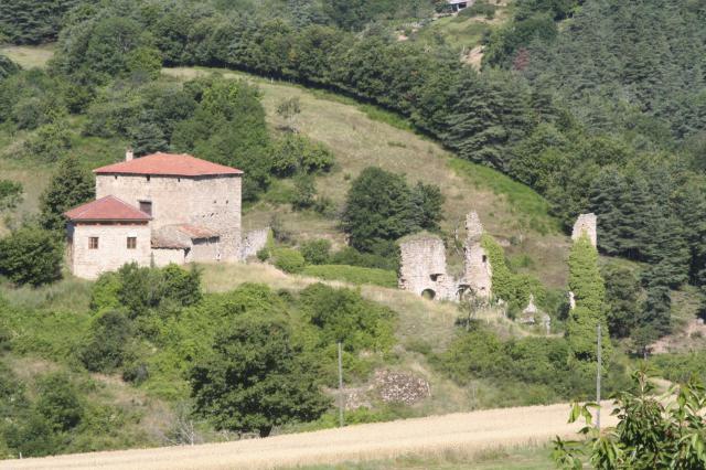 Les ruines du Château de Solignac