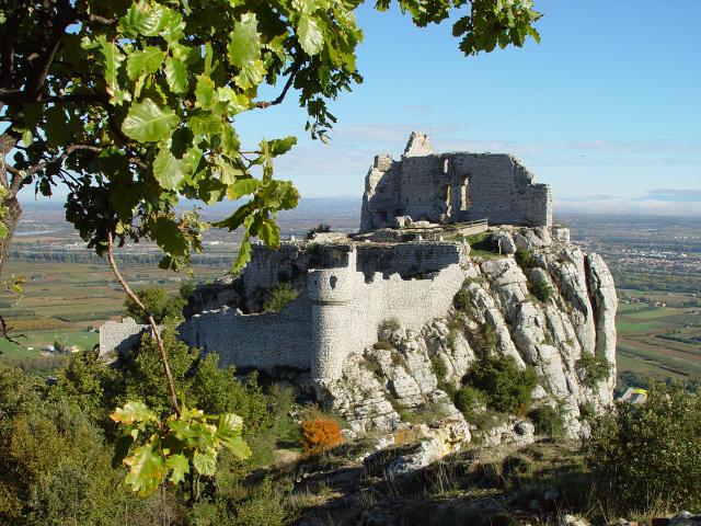 France - Ardèche - Ruines du château de Crussol