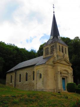 Vauquois L'église de l'Immaculée-Conception