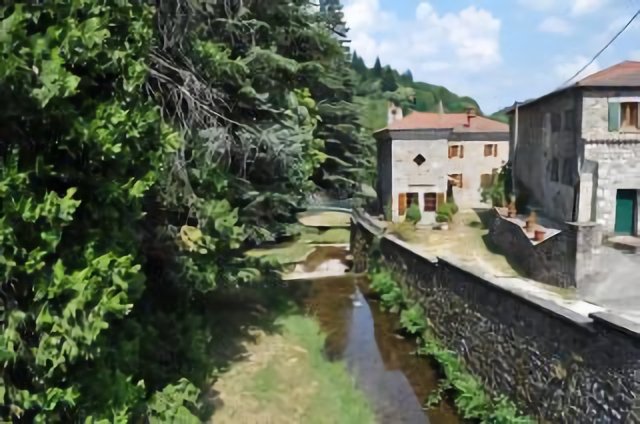 Le ruisseau de Crouzet à la Sauzée