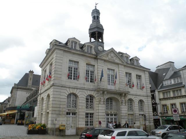 L'hôtel de ville d'Auray, construit en 1782. Inscription MH par arrêté du 11 octobre 1963.