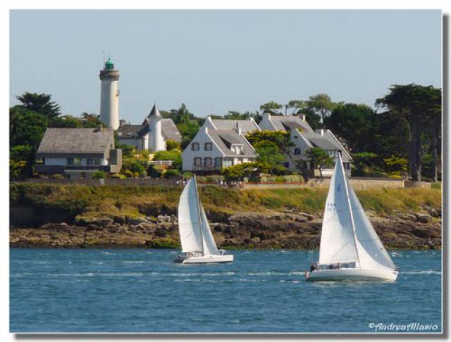 Sailing at Port Navalo, Voile au port Narvalo