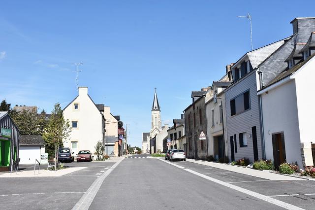 Bourg de Saint-Congard (56).