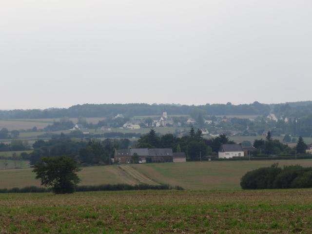 Vue depuis la route de Monteneuf à Augan.