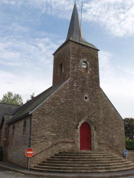 église de la commune de Saint-Gorgon (Morbihan)