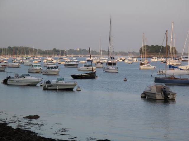 Le mouillage du port d'Arradon.