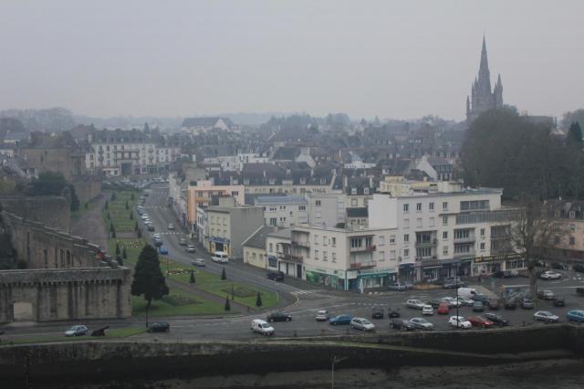 Vue de la ville d'Hennebont