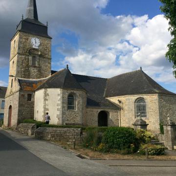 Photographie du village de Lauzach, église