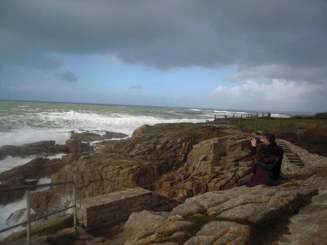 Tempête au Courégant à Ploemeur