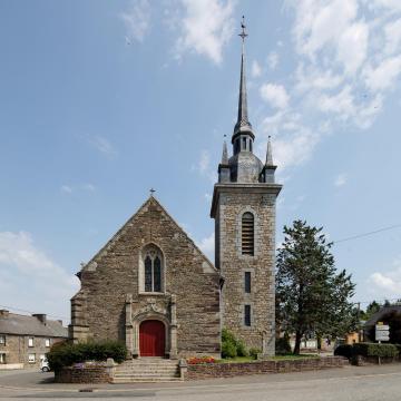 Français : Église Saint-Pierre de Néant-sur-Yvel (France).