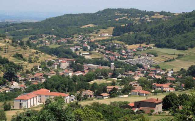 Satillieu vue générale Ouest