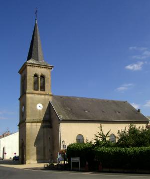 L'église Saint-Jean-Baptiste à Metzervisse