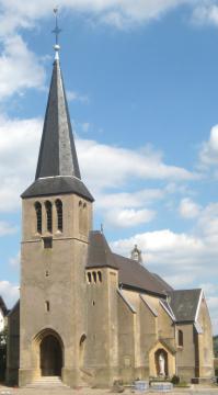 DescriptionEglise Mondelange.jpg Église Saint-Maximin Mondelange Date 25 août 2011 Source mon appareil photo Auteur Aimelaime…