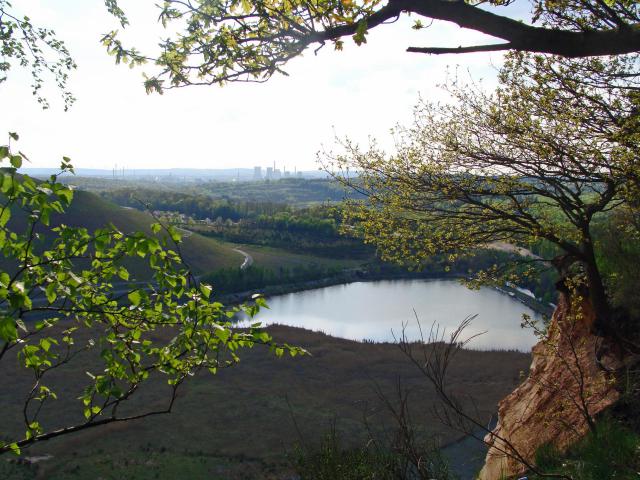 Carrière du Barrois, vue vers Carling.