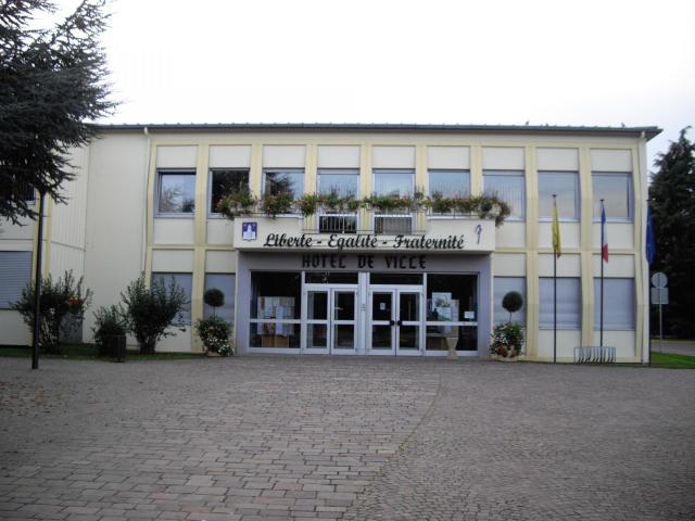 La mairie de Fameck, Moselle, France.